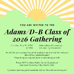 Adams D-B Class of 26 gathering